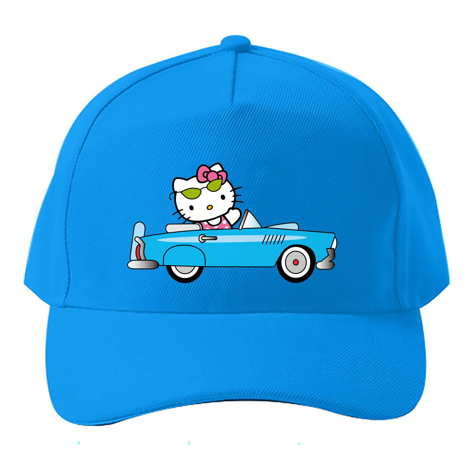 （画像用） Hello Kitty ハローキティ ベースボールキャップ 綿100％ 男女兼用 帽子 スポーツ